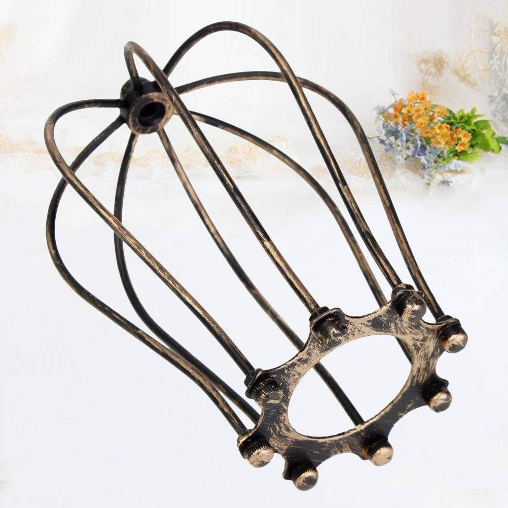 1pc Retro Iron Shade Lamp Cage Guard Cage Vintage Chandelier Cover For Home Decoration Durable Light Fixture Protector
1pc Retro Iron Shade Lamp Cage Guard Cage Vintage Chandelier Cover For Home Decoration Durable Light Fixture Protector