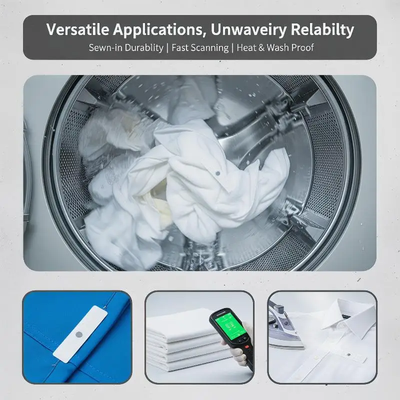 Robust RFID UHF Tags 5Pcs Heat Resistant Washable Adhesive Stickers for Laundry Utility
Robust RFID UHF Tags 5Pcs Heat Resistant Washable Adhesive Stickers for Laundry Utility