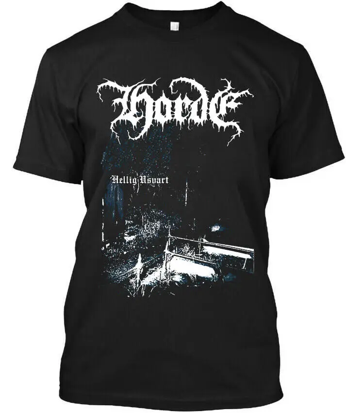 Horde Hellig Usvart Australian Music Vintage Logo T-Shirt S-4XL High Quality 100%Cotton Short Sleeve
Horde Hellig Usvart Australian Music Vintage Logo T-Shirt S-4XL High Quality 100%Cotton Short Sleeve