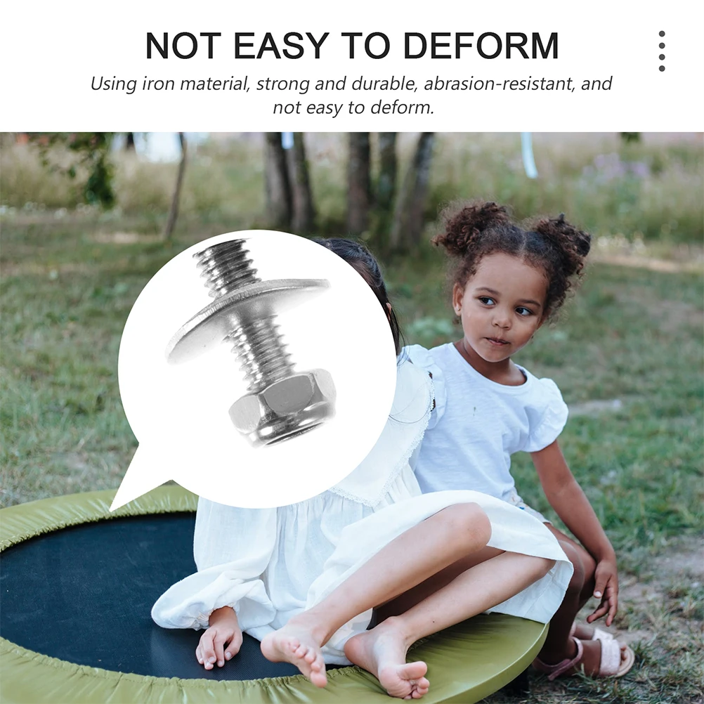 8 set 8 Sets Trampoline Screws Replacement Parts Fixing Bolts Galvanized Steel Durable Sturdy Outdoor Axle Sleeve Accessories
8 set 8 Sets Trampoline Screws Replacement Parts Fixing Bolts Galvanized Steel Durable Sturdy Outdoor Axle Sleeve Accessories