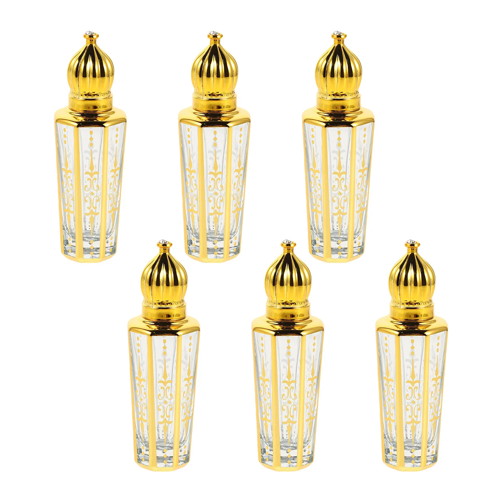 6Pcs 15Ml Glass Roll on Perfume Bottle with Golden Roller Ball Applicator Elegant Engraving for Essential Oils Aromatherapy
6Pcs 15Ml Glass Roll on Perfume Bottle with Golden Roller Ball Applicator Elegant Engraving for Essential Oils Aromatherapy