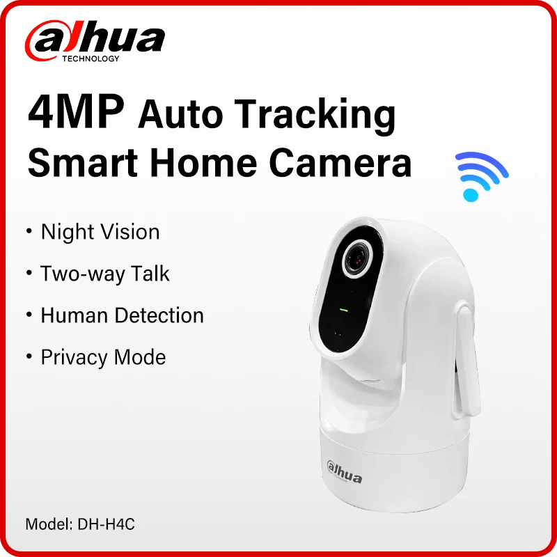 Dahua 4MP Indoor WiFi Camera Smart Home Auto Tracking 360° PT Security CCTV One-click Privacy Mode Human Detection Two-way Talk
Dahua 4MP Indoor WiFi Camera Smart Home Auto Tracking 360° PT Security CCTV One-click Privacy Mode Human Detection Two-way Talk