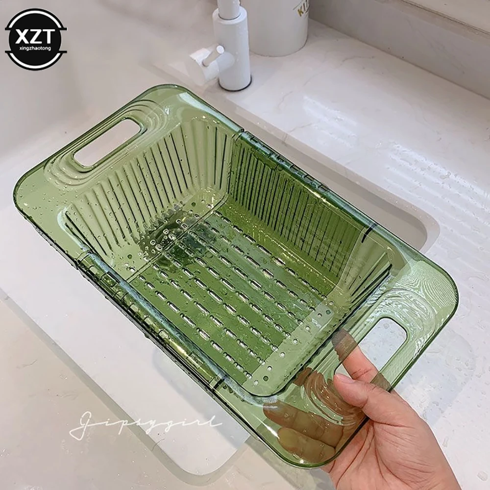 Multifunctional Fruit Vegetable Cleaning Basin Modern Minimalist PET Kitchen Telescopic Drain Rack Plastic Sink Filter
Multifunctional Fruit Vegetable Cleaning Basin Modern Minimalist PET Kitchen Telescopic Drain Rack Plastic Sink Filter