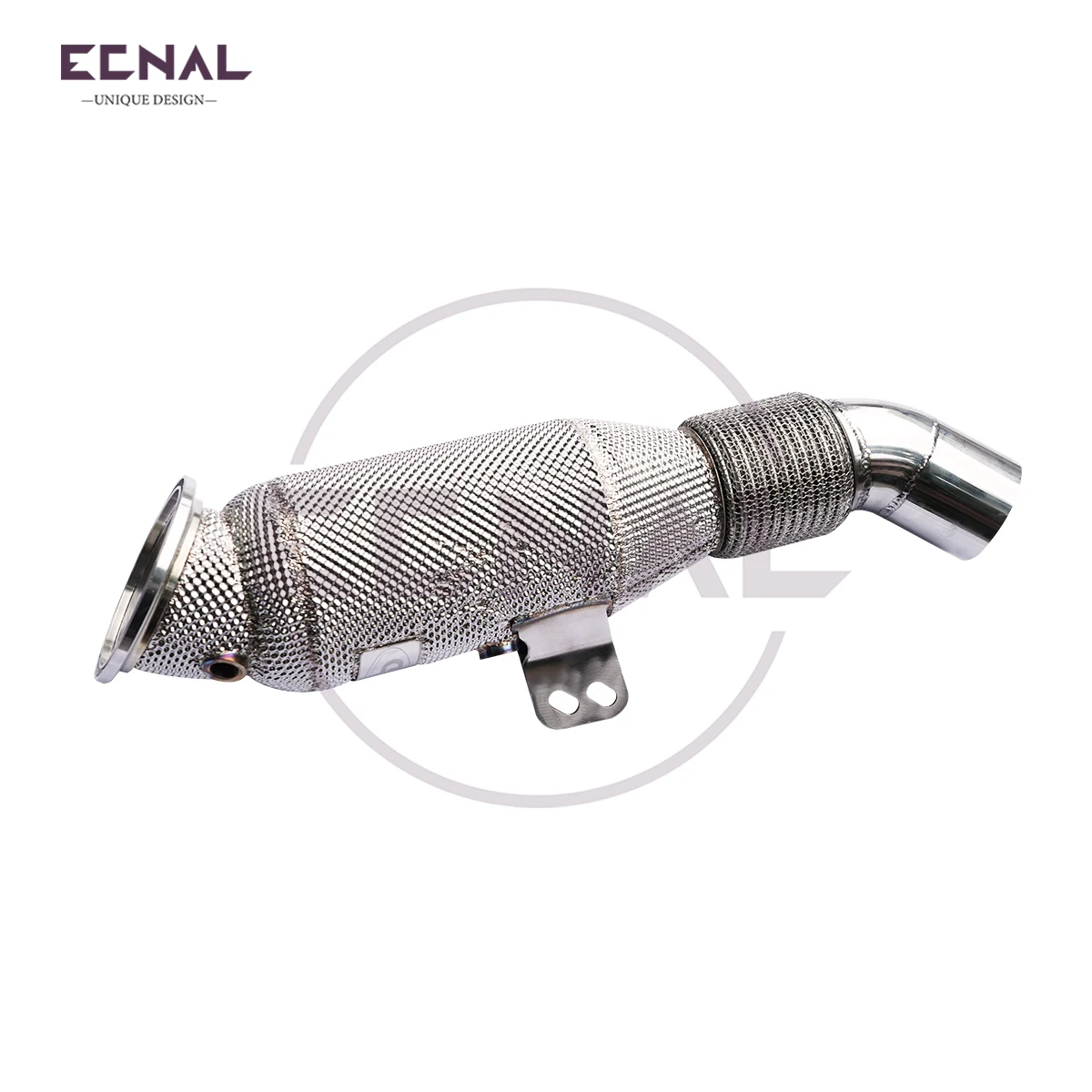 Ecnal Exhaust Downpipe without OPF for BMW G14 G15 G16 840i B58 3.0T 2017-2023 SS304 Exhaust Pipe with Heat Shield
Ecnal Exhaust Downpipe without OPF for BMW G14 G15 G16 840i B58 3.0T 2017-2023 SS304 Exhaust Pipe with Heat Shield