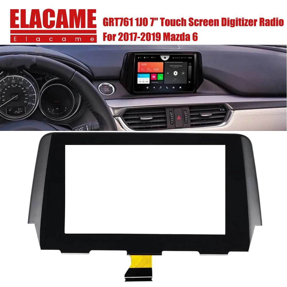7 Inch Glass Touch Screen Digitizer Panel GRT7-611J0A For Mazda 6 2017-2019 Car Radio DVD Player GPS Navigation Parts
7 Inch Glass Touch Screen Digitizer Panel GRT7-611J0A For Mazda 6 2017-2019 Car Radio DVD Player GPS Navigation Parts