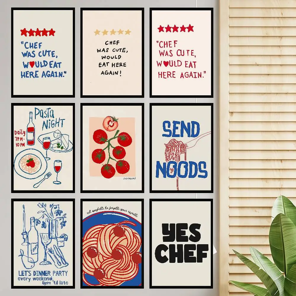 CHEF Wine & Noodles Self-adhesive Art Poster Whitepaper Prints Posters Artwork Aesthetic Art Wall Painting
CHEF Wine & Noodles Self-adhesive Art Poster Whitepaper Prints Posters Artwork Aesthetic Art Wall Painting