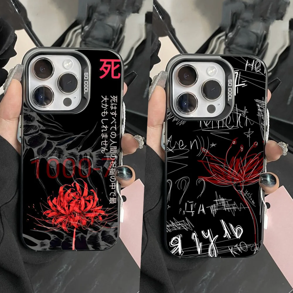 T-Tokyo G-Ghoul Red spider lily Phone Case For iPhone 16,15,14,13,12,11,Pro,Max,Plus,Mini,XS Anti Fall Black Matte Hard Bumper
T-Tokyo G-Ghoul Red spider lily Phone Case For iPhone 16,15,14,13,12,11,Pro,Max,Plus,Mini,XS Anti Fall Black Matte Hard Bumper