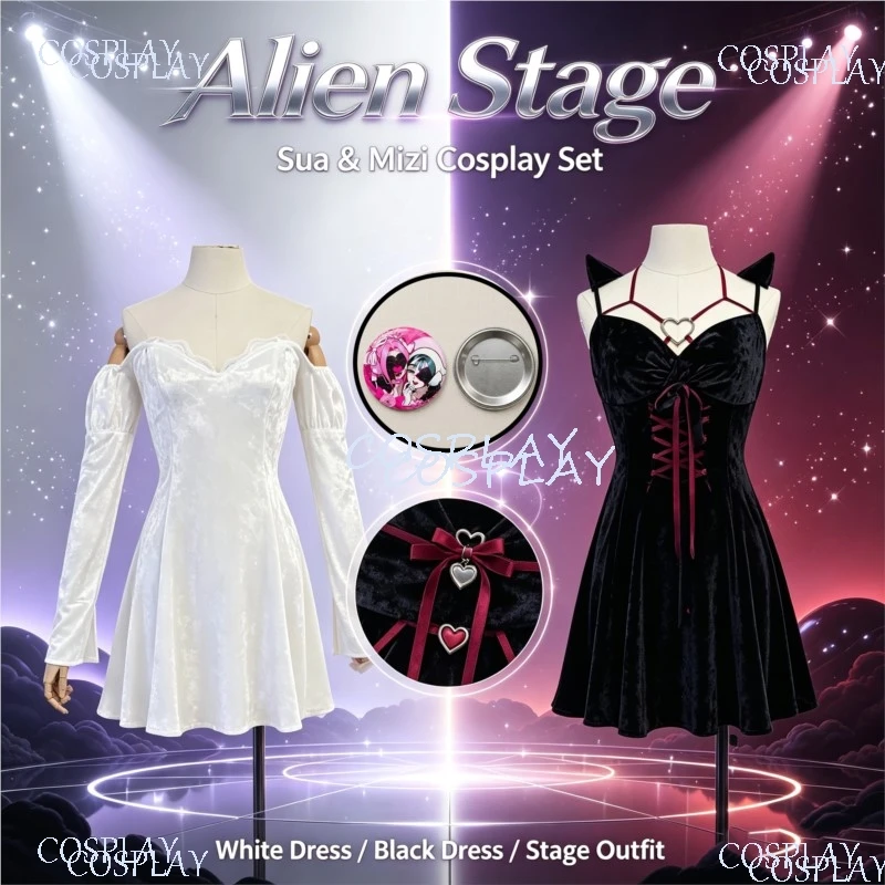 Alien Stage Sua Mizi Cosplay Costume Anime Exhibition Cosplay Costume Suspender Dress Halloween Party
Alien Stage Sua Mizi Cosplay Costume Anime Exhibition Cosplay Costume Suspender Dress Halloween Party