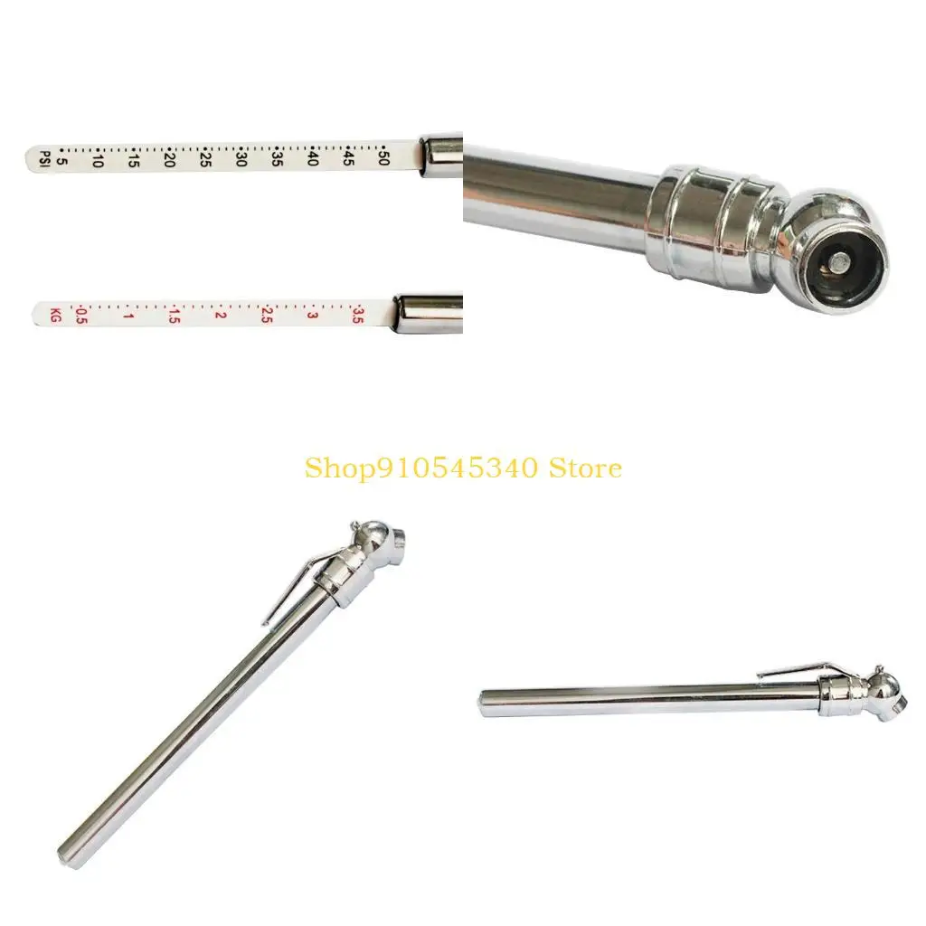 U2JA Tire Gage 5-50 Psi with Depth Gift for Men Single Chuck 5-50PSI for Repair Shop
U2JA Tire Gage 5-50 Psi with Depth Gift for Men Single Chuck 5-50PSI for Repair Shop