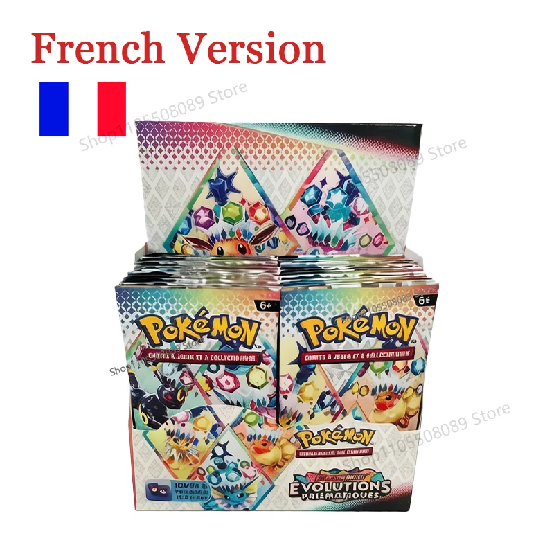French 360Pcs Pokemon TCG Scarlet & Violet Prismatic Evolutions Classics Booster Box Pokemon Trade Card 36 Pack Box Boys Gifts
French 360Pcs Pokemon TCG Scarlet & Violet Prismatic Evolutions Classics Booster Box Pokemon Trade Card 36 Pack Box Boys Gifts