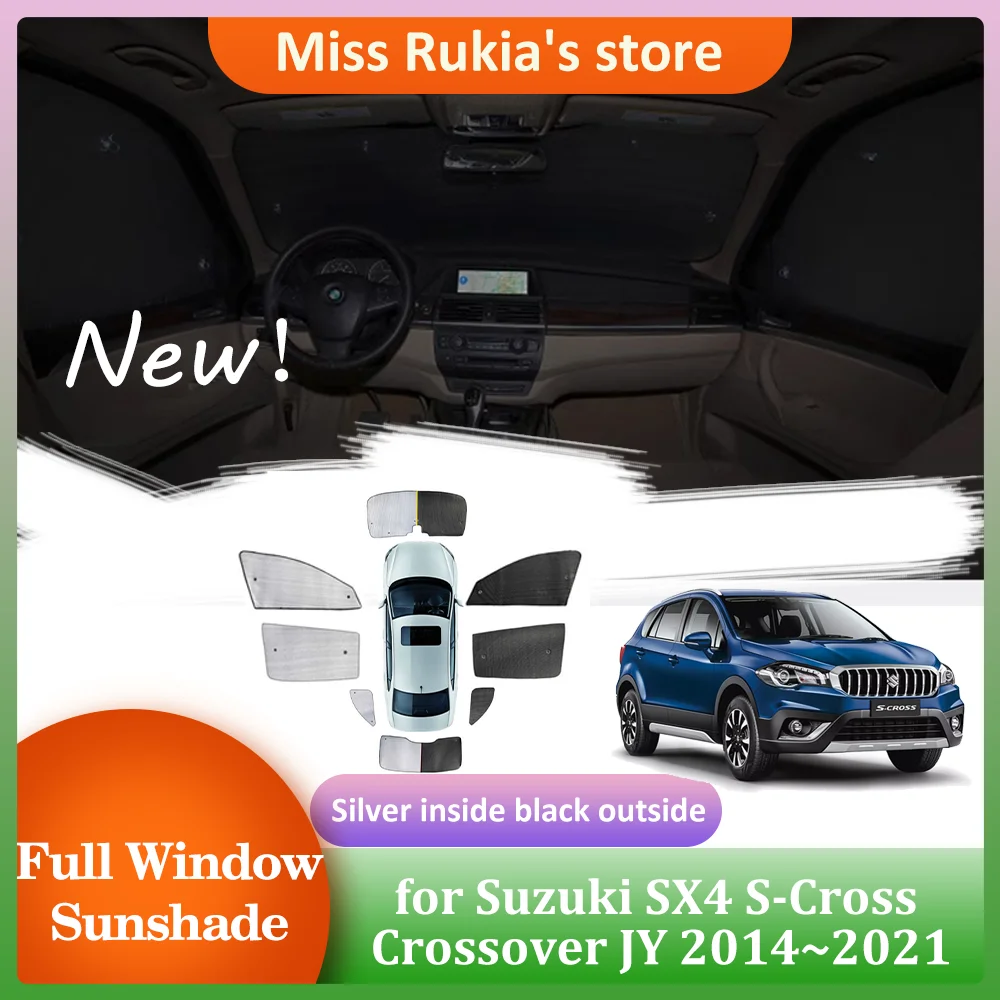 Car Sunshades for Suzuki SX4 S-Cross Crossover JY 2014~2021 Windows Sun Visor Windshield Pad Curtain Sunroof Cover Accessories
Car Sunshades for Suzuki SX4 S-Cross Crossover JY 2014~2021 Windows Sun Visor Windshield Pad Curtain Sunroof Cover Accessories