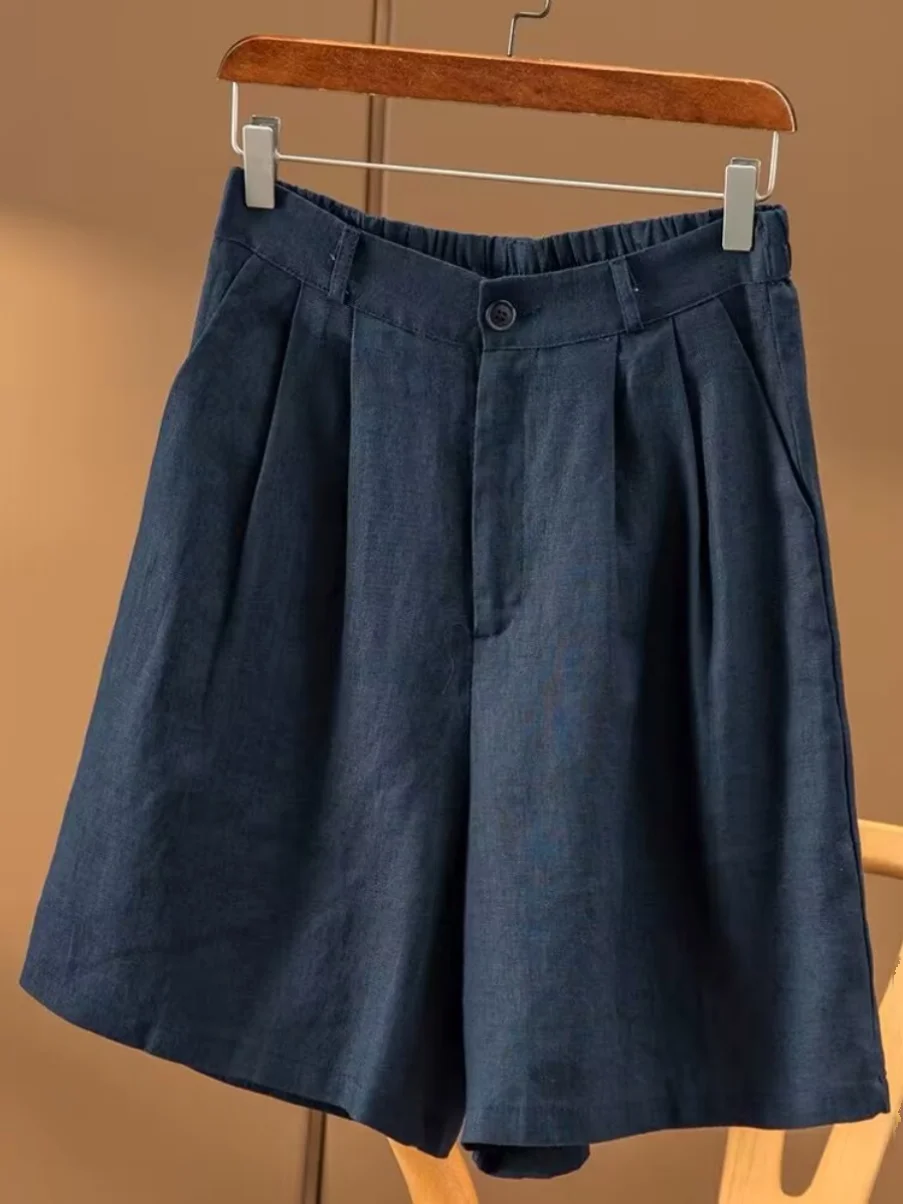 High Waist Cotton Linen Wide Leg ort Pants Women's Clothing Tagl Bule Luxury Brand Commute Sle Thin Model Autumn
High Waist Cotton Linen Wide Leg ort Pants Women's Clothing Tagl Bule Luxury Brand Commute Sle Thin Model Autumn