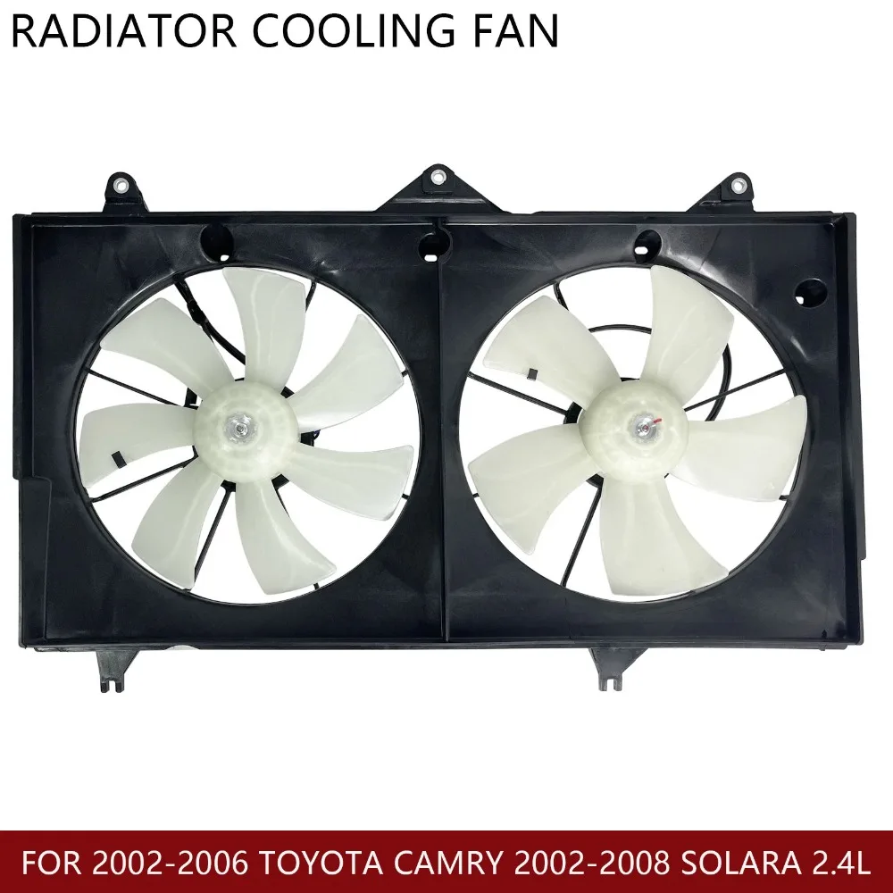 TO3115122 Radiator Cooling Fan For 2002-2006 Toyota Camry 2002-2008 Solara 2.4L
TO3115122 Radiator Cooling Fan For 2002-2006 Toyota Camry 2002-2008 Solara 2.4L