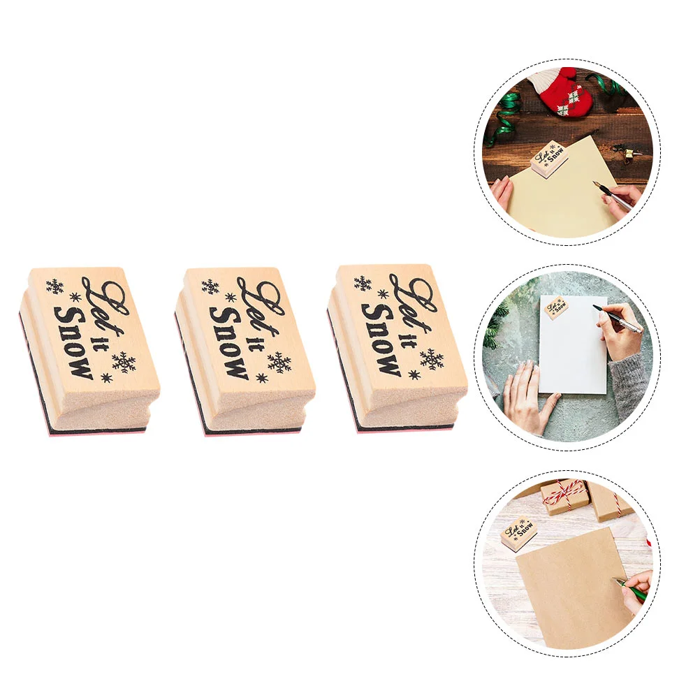3Pcs Snowflake Wooden Craft Seal for Wood Stamp Christmas Stamp Scrapbook Christmas Party Gift Storage Tools
3Pcs Snowflake Wooden Craft Seal for Wood Stamp Christmas Stamp Scrapbook Christmas Party Gift Storage Tools
