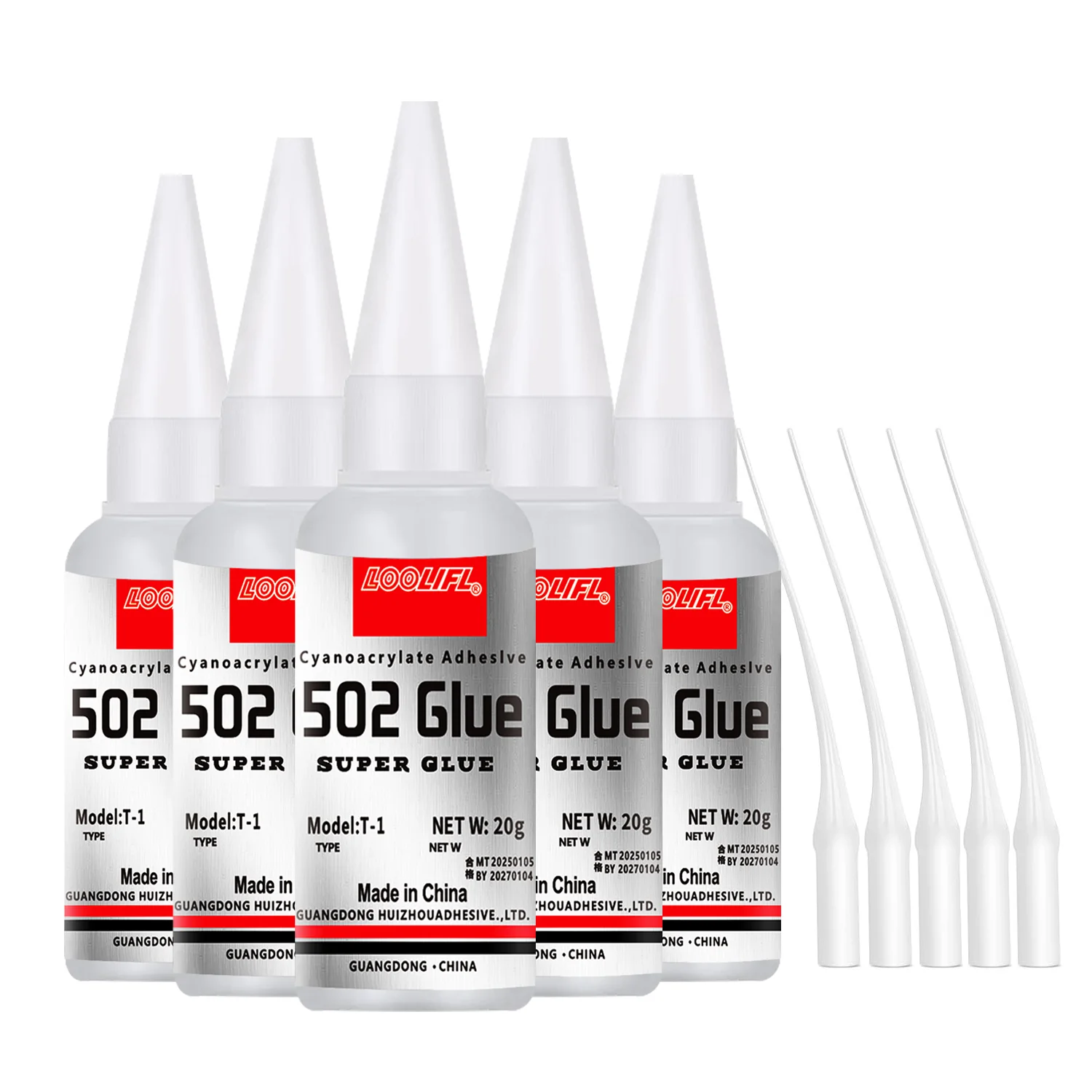 20g 502 Super Glue Strong Instant Cyanoacrylate Adhesive Quick Dry Waterproof Glue for Household Industrial Repair Tools 1-10Pcs
20g 502 Super Glue Strong Instant Cyanoacrylate Adhesive Quick Dry Waterproof Glue for Household Industrial Repair Tools 1-10Pcs