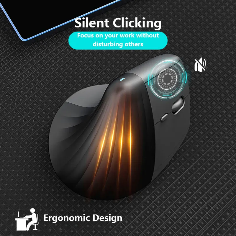 Вертикальная беспроводная мышь Bluetooth 5.0 2.4G, эргономичная, 4000DPI, 6 бесшумных кнопок для MacBook, планшетов, ноутбуков, компьютеров, ПК
Вертикальная беспроводная мышь Bluetooth 5.0 2.4G, эргономичная, 4000DPI, 6 бесшумных кнопок для MacBook, планшетов, ноутбуков, компьютеров, ПК