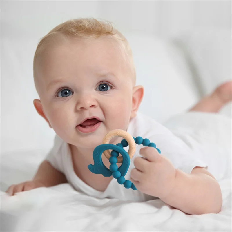 1PC Silicone Teether Animals BPA Free Baby Elephant Shape Wooden Teether Ring Kid Gift Children Goods Infant Nursing Accessories
1PC Silicone Teether Animals BPA Free Baby Elephant Shape Wooden Teether Ring Kid Gift Children Goods Infant Nursing Accessories