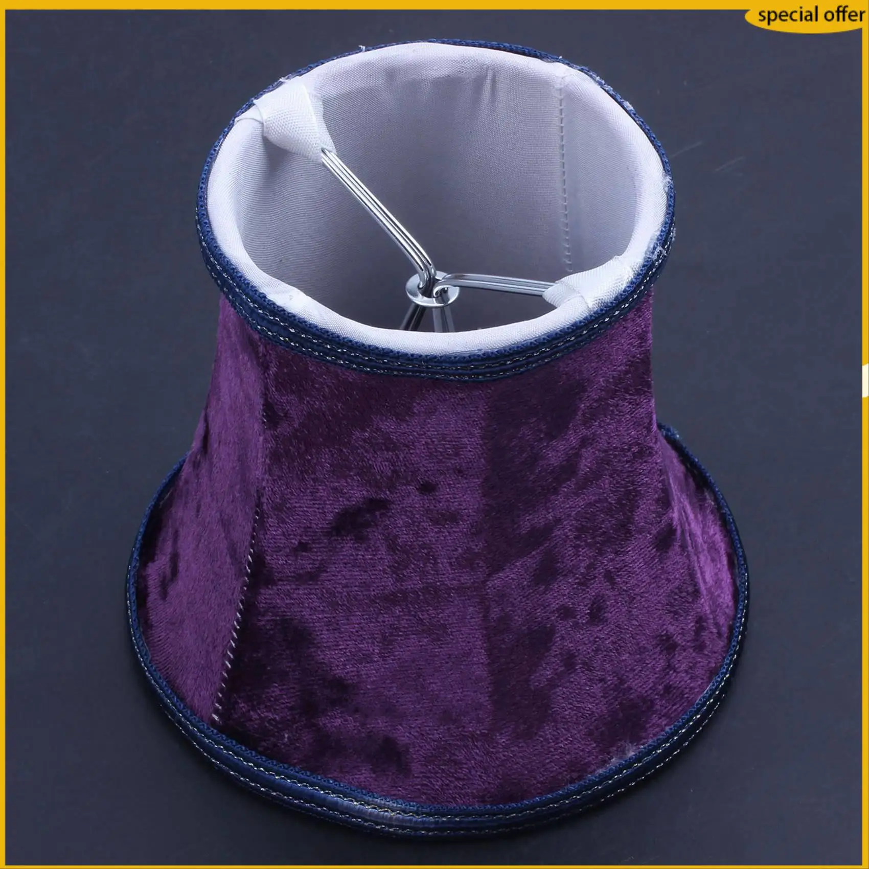 A50I 2X Fabric Clip On Lamp Shade, E14 Handmade Lampshade For Modern European Style Wall Sconce Lamp, (Dark Purple)
A50I 2X Fabric Clip On Lamp Shade, E14 Handmade Lampshade For Modern European Style Wall Sconce Lamp, (Dark Purple)