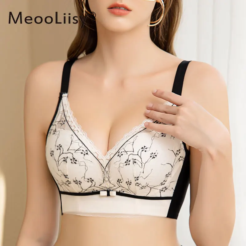 MeooLiisy Thin Cup Push Up Bras for Women Sexy Lace Breathable Underwear No Wire Comfortable Lingerie
MeooLiisy Thin Cup Push Up Bras for Women Sexy Lace Breathable Underwear No Wire Comfortable Lingerie