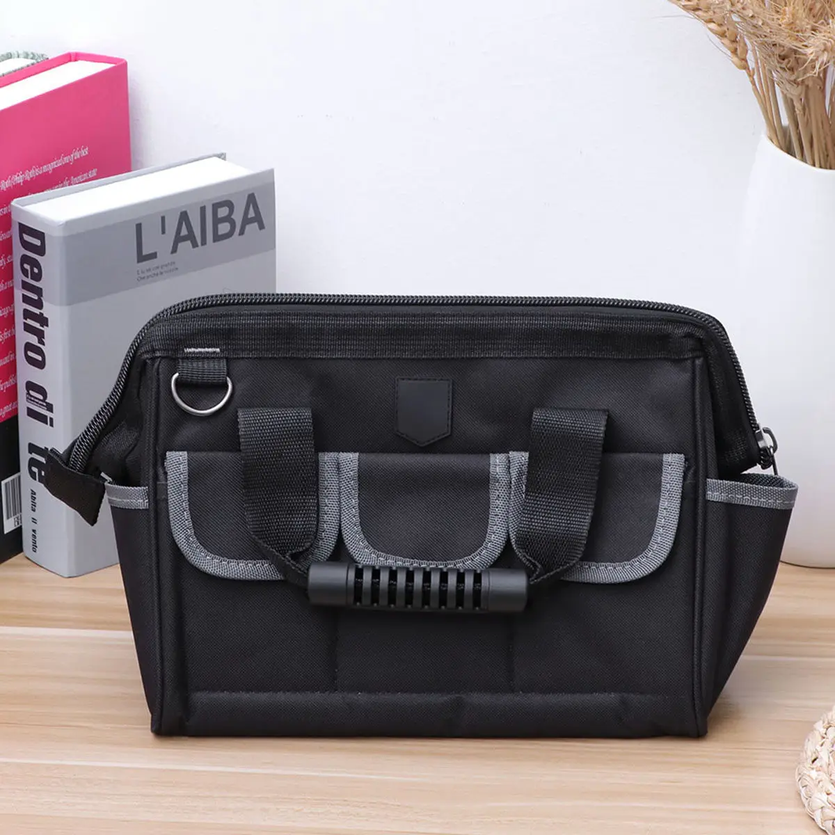 Premium Oxford Cloth Heavy Duty Tool Bag for Electricians Mechanics Technicians Large Capacity Wide Mouth Waterproof Wear
Premium Oxford Cloth Heavy Duty Tool Bag for Electricians Mechanics Technicians Large Capacity Wide Mouth Waterproof Wear