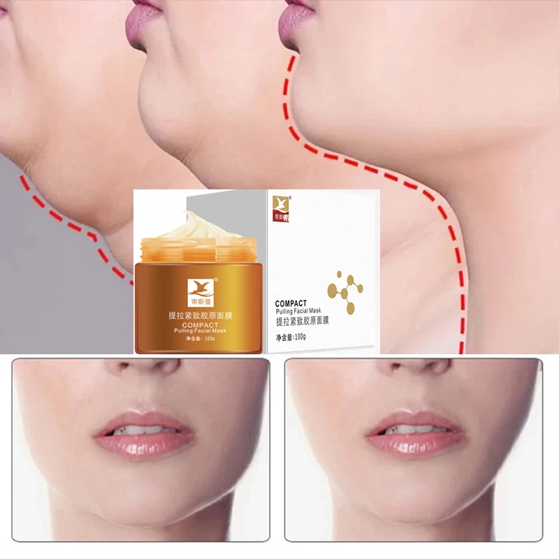 100g Facial Lifting Tightening Cream Collagen V Face Mask Lifting Firming Decree Lines Baby Fat Shrinking Pore Skin Care
100g Facial Lifting Tightening Cream Collagen V Face Mask Lifting Firming Decree Lines Baby Fat Shrinking Pore Skin Care