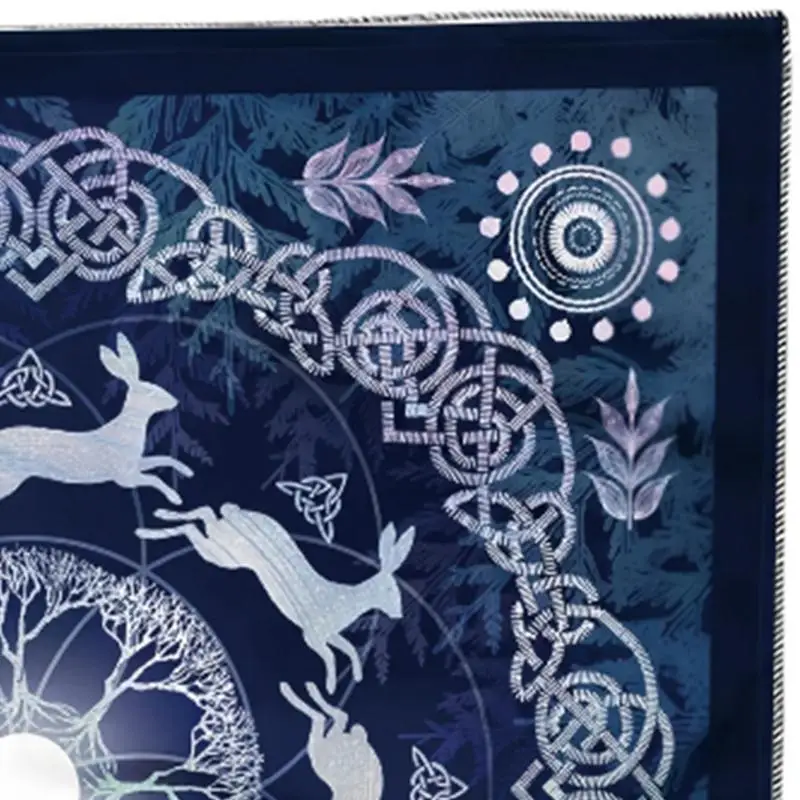 652F Astrology Divinations Tapestry Symbol Rabbit Tarots Tablecloth Altars Cloth