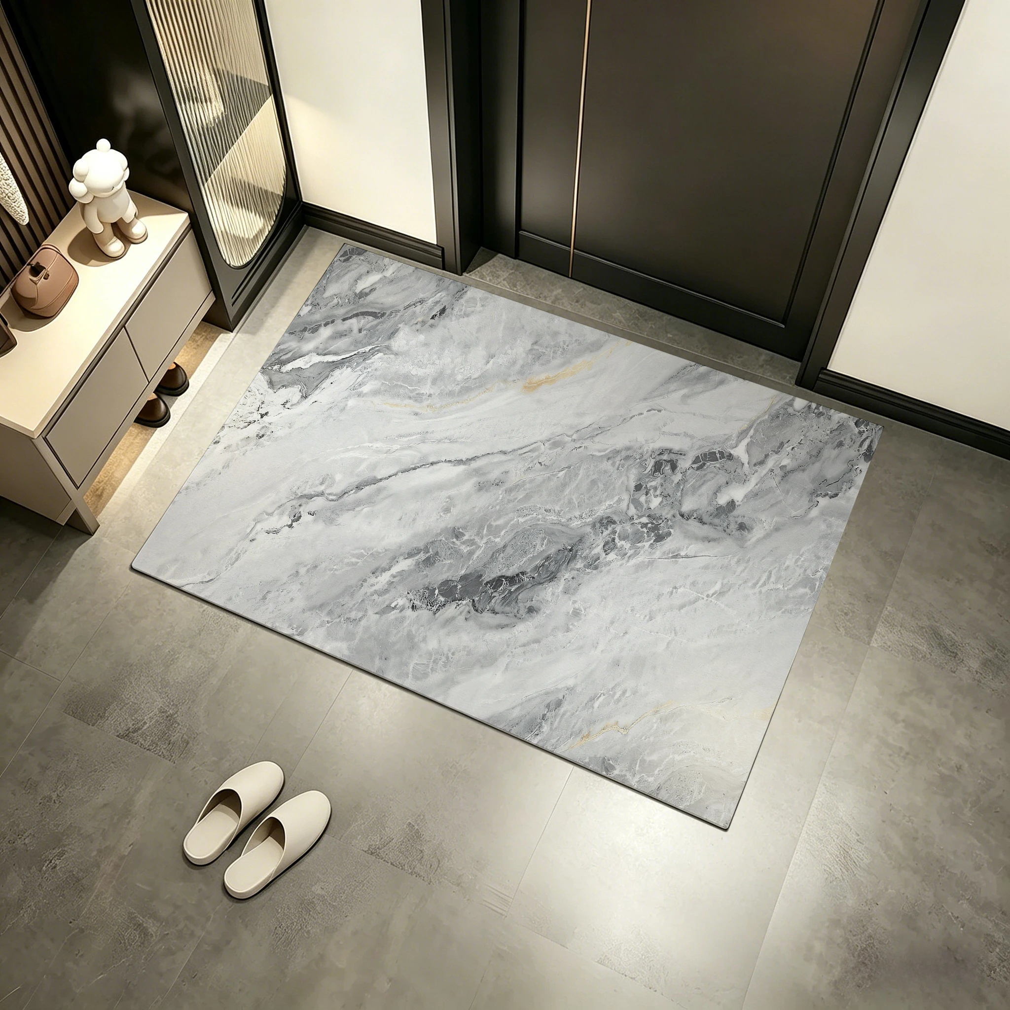 Luxury Marble Design Entrance Mat Anti-Slip Oil-proof PU Leather Rug for Hallway Kitchen Porch Durable Waterproof Floor Mat
Luxury Marble Design Entrance Mat Anti-Slip Oil-proof PU Leather Rug for Hallway Kitchen Porch Durable Waterproof Floor Mat