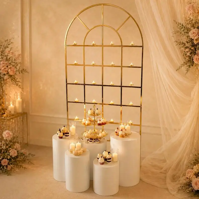 Romantic Wedding Stage Backdrop Decoration Event Party Birthday Cake Stand Candy Bar Table Column Decorative Accessory
Romantic Wedding Stage Backdrop Decoration Event Party Birthday Cake Stand Candy Bar Table Column Decorative Accessory