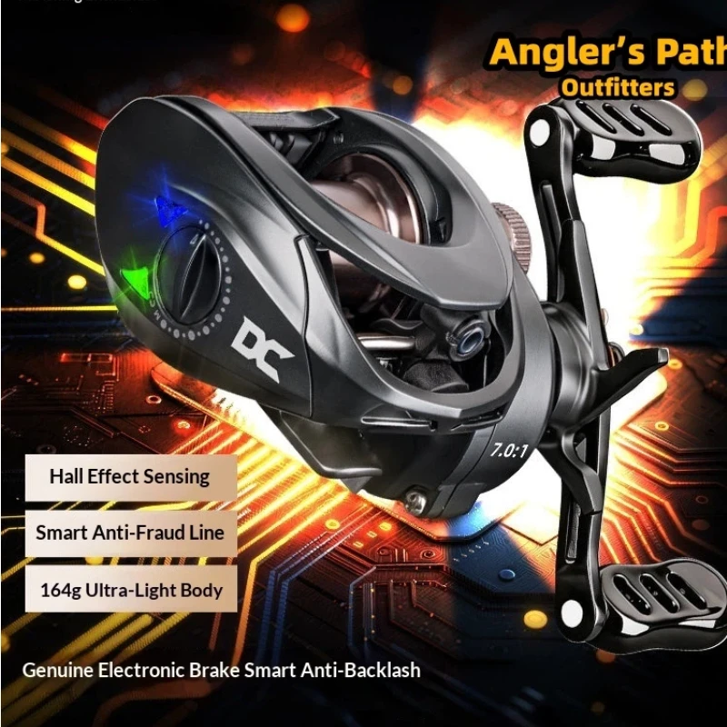 Diaomi C1DC Baitcasting Reel Electronic Brake Anti Backlash Long Casting 5+1 Stainless Steel Bb Hall Sensor For Lure Fishing
Diaomi C1DC Baitcasting Reel Electronic Brake Anti Backlash Long Casting 5+1 Stainless Steel Bb Hall Sensor For Lure Fishing
