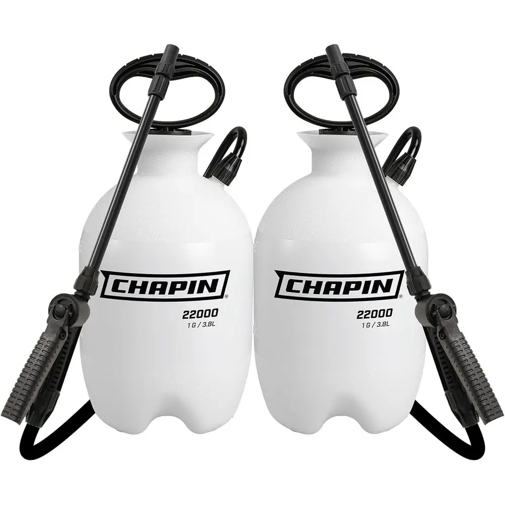 22000 Pump Sprayer, 1-Gallon Translucent Tank, Easy Fill Tunnel-Top Opening, Adjustable Cone Nozzle & 34 Long Reach Hose, Used f
22000 Pump Sprayer, 1-Gallon Translucent Tank, Easy Fill Tunnel-Top Opening, Adjustable Cone Nozzle & 34 Long Reach Hose, Used f