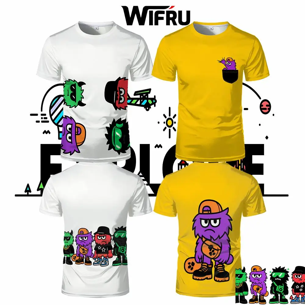 Fun Cartoon Monster Graphic Street Urban Style Kid's Clothing Fashion Round Neck Top Harajuku Anime Merch Boys Girls Y2K Clothes
Fun Cartoon Monster Graphic Street Urban Style Kid's Clothing Fashion Round Neck Top Harajuku Anime Merch Boys Girls Y2K Clothes