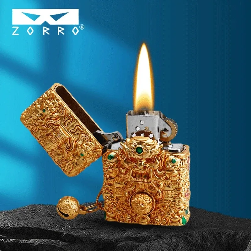 New ZORRO Heavy Armor Fuel Lighter for Government Agencies,Relief Lighter for Attracting Wealth,collecting Hobbies,holiday Gifts
New ZORRO Heavy Armor Fuel Lighter for Government Agencies,Relief Lighter for Attracting Wealth,collecting Hobbies,holiday Gifts
