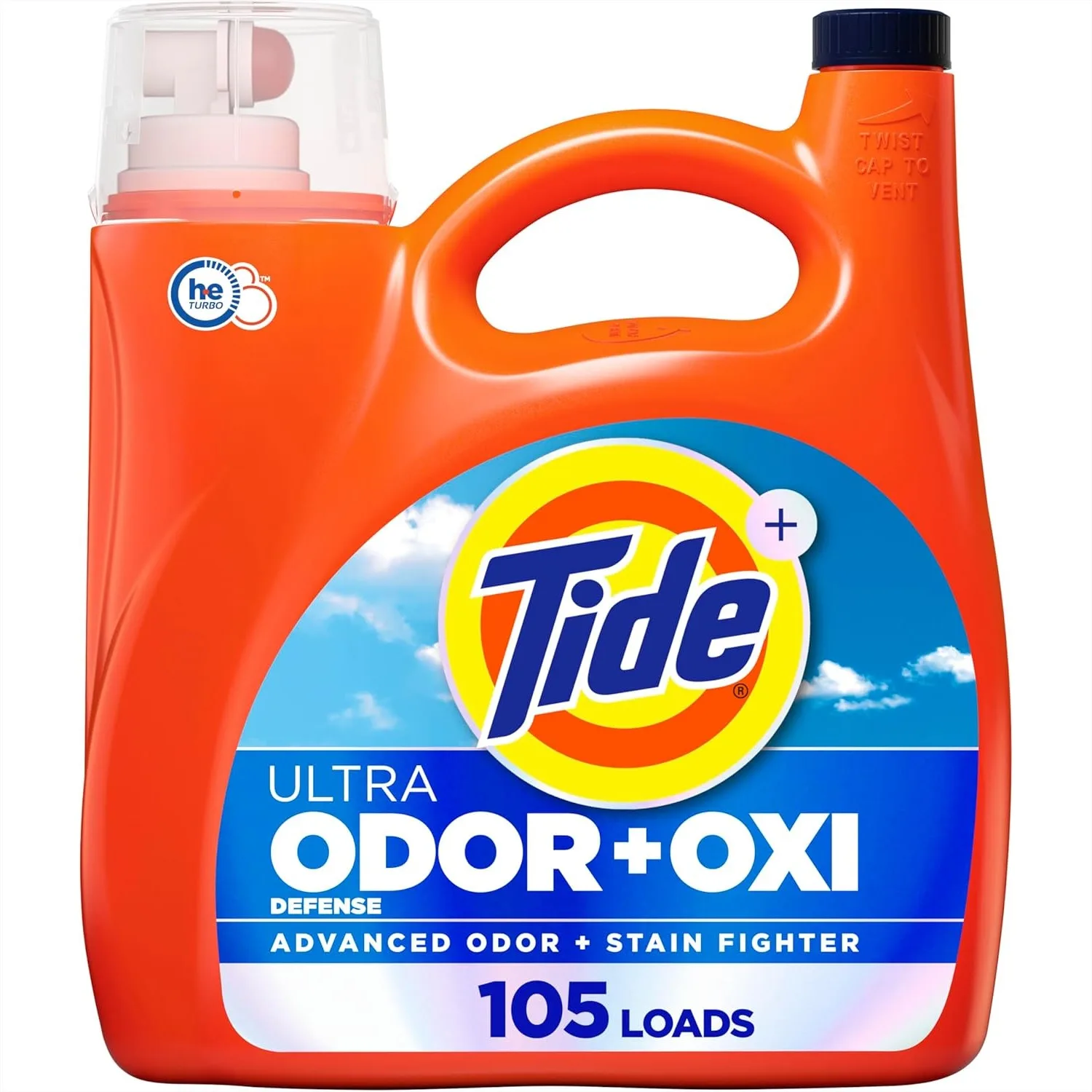 Liquid Laundry Detergent with Advanced Odor and Stain Fighting, 148 fl oz
Liquid Laundry Detergent with Advanced Odor and Stain Fighting, 148 fl oz