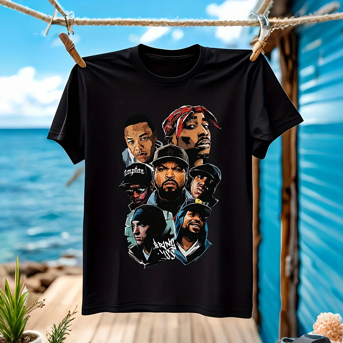 Vintage Hip Hop West Coast Pattern Men's T-shirt 100% Cotton Casual Breathable Confortable sports occasions wide size range neut
Vintage Hip Hop West Coast Pattern Men's T-shirt 100% Cotton Casual Breathable Confortable sports occasions wide size range neut