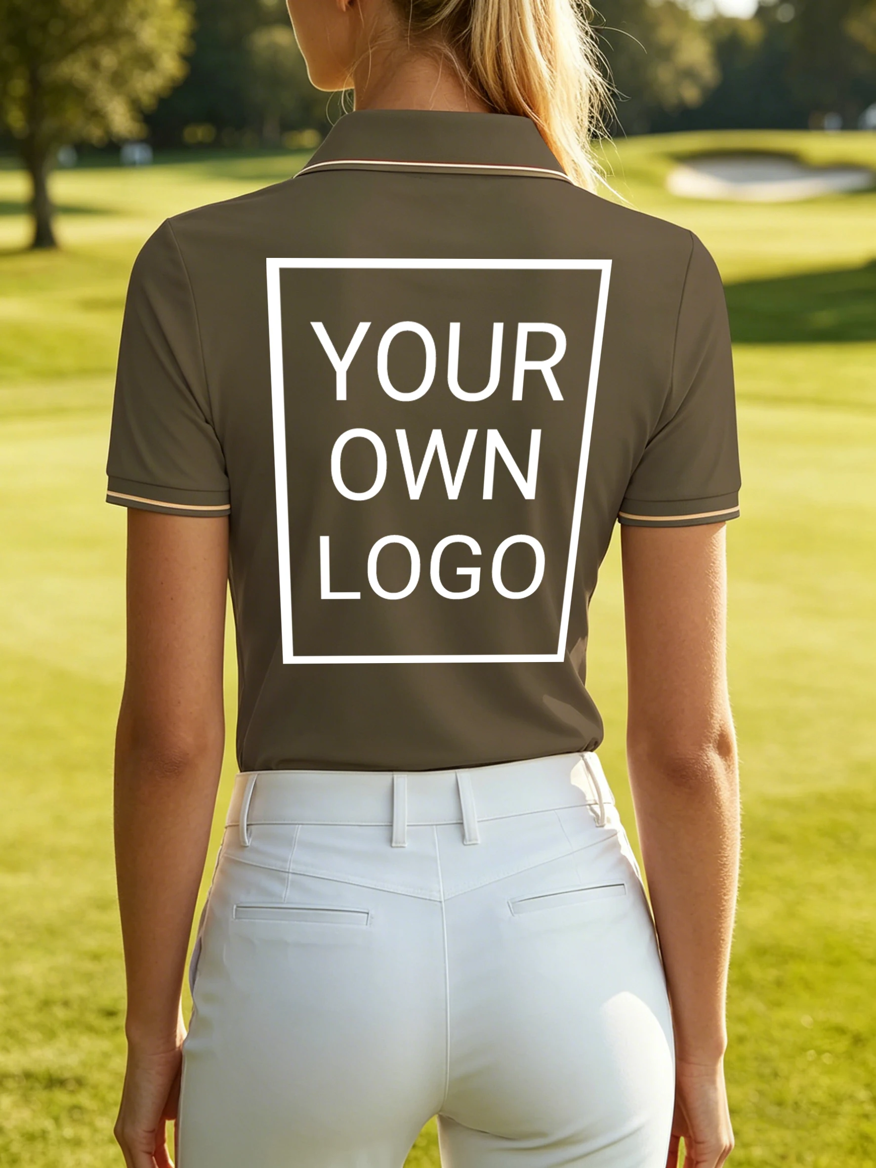 Customized Logo Back Side Women's Polo T Shirts Contrast Culture Golf T-Shirts Lapel Casual Short Sleeves Sports Business Top
Customized Logo Back Side Women's Polo T Shirts Contrast Culture Golf T-Shirts Lapel Casual Short Sleeves Sports Business Top