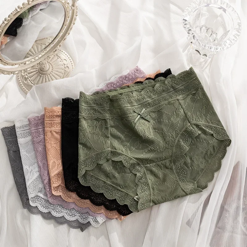 Sexy Lace Panties Ladies Silk Crotch Mid Waist Breathable Seamless Underpants Summer Thin Girls Shorts Women Briefs Underwear
Sexy Lace Panties Ladies Silk Crotch Mid Waist Breathable Seamless Underpants Summer Thin Girls Shorts Women Briefs Underwear