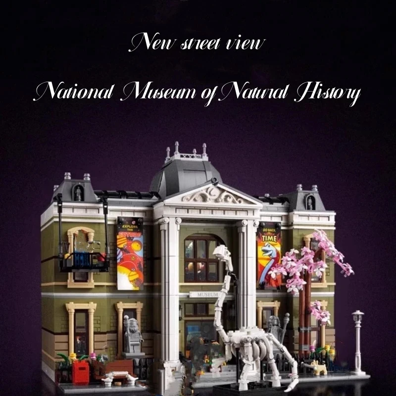 creative 2025 new technical building building Natural History Museum brick assembly Street view toy building block model 10326
creative 2025 new technical building building Natural History Museum brick assembly Street view toy building block model 10326