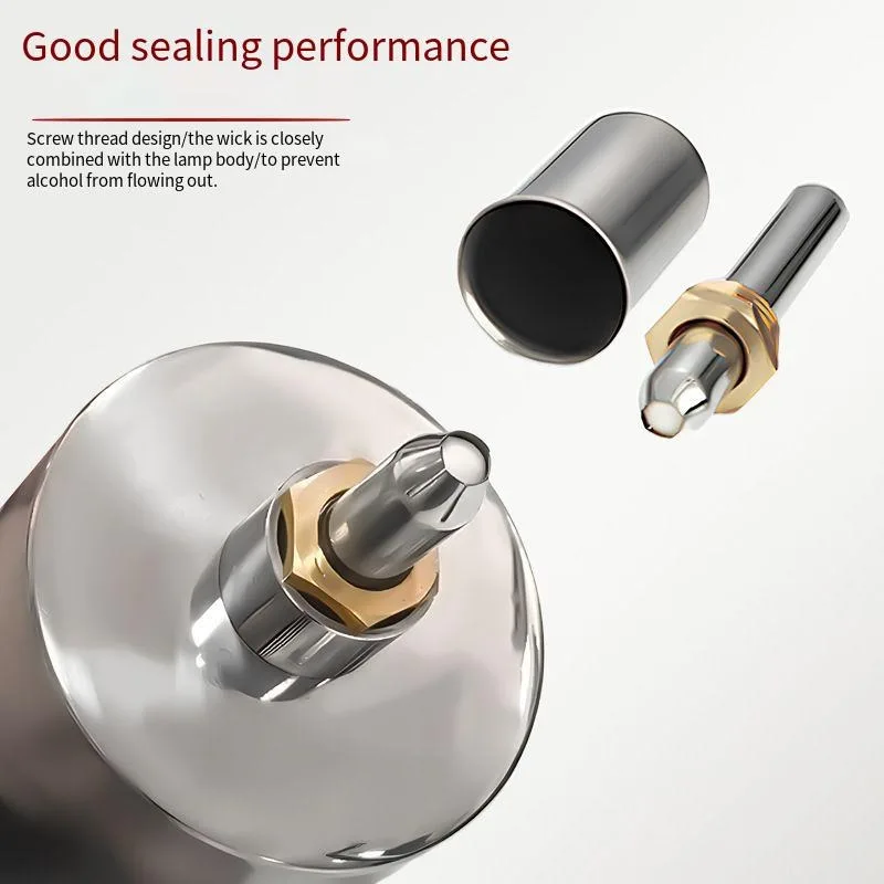 Thickened Screw Mouth Stainless Steel Alcohol Lamp 200ml Sealed Leakproof Design for Laboratory Experiment Chemical Teaching
Thickened Screw Mouth Stainless Steel Alcohol Lamp 200ml Sealed Leakproof Design for Laboratory Experiment Chemical Teaching