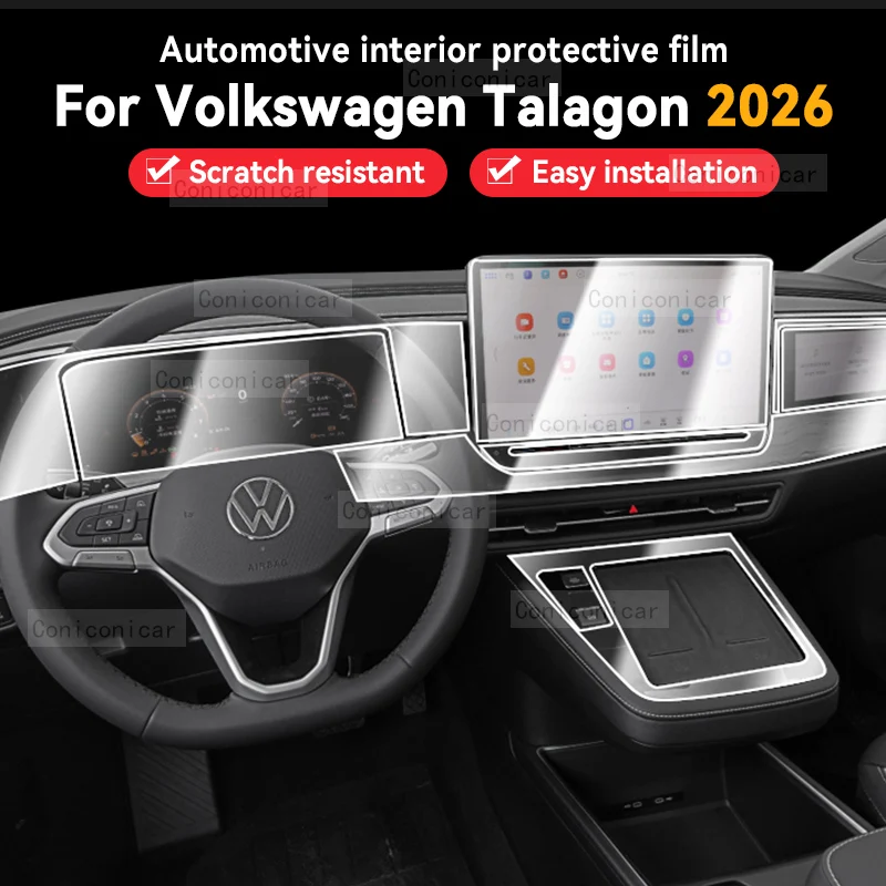 Для Volkswagen TALAGON 2026, пленка для панели автомобиля, защитная наклейка на приборную панель, внутренняя пленка против царапин, аксессуары
Для Volkswagen TALAGON 2026, пленка для панели автомобиля, защитная наклейка на приборную панель, внутренняя пленка против царапин, аксессуары