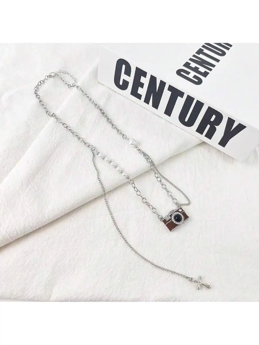 Y2k Camera Pendant Necklace With Pearl Chain For Women Fashion Jewelry
Y2k Camera Pendant Necklace With Pearl Chain For Women Fashion Jewelry