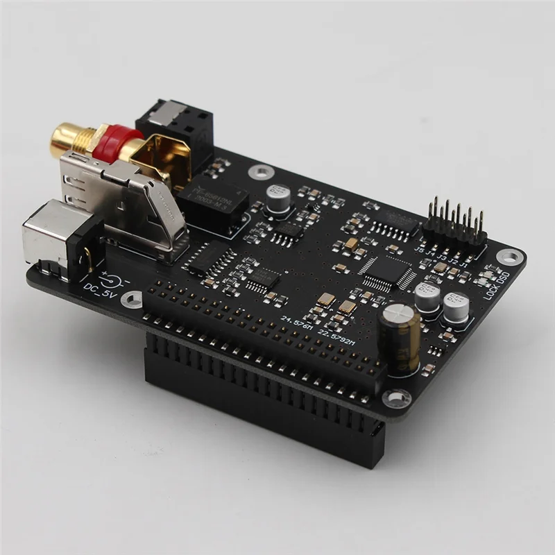 Изысканная плата цифрового вещания для Raspberry Pi4 3B 4B декодирования волокна коаксиального I2S 384K DSD512
Изысканная плата цифрового вещания для Raspberry Pi4 3B 4B декодирования волокна коаксиального I2S 384K DSD512