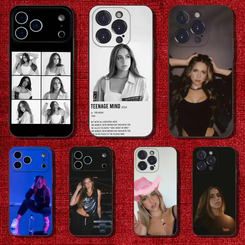 Singer Tate Mcrae Phone Case For iPhone 17,16,15,14,13,12,Pro,Max,Plus,E,SE4,Air,Mini Black Soft Cover 
Singer Tate Mcrae Phone Case For iPhone 17,16,15,14,13,12,Pro,Max,Plus,E,SE4,Air,Mini Black Soft Cover