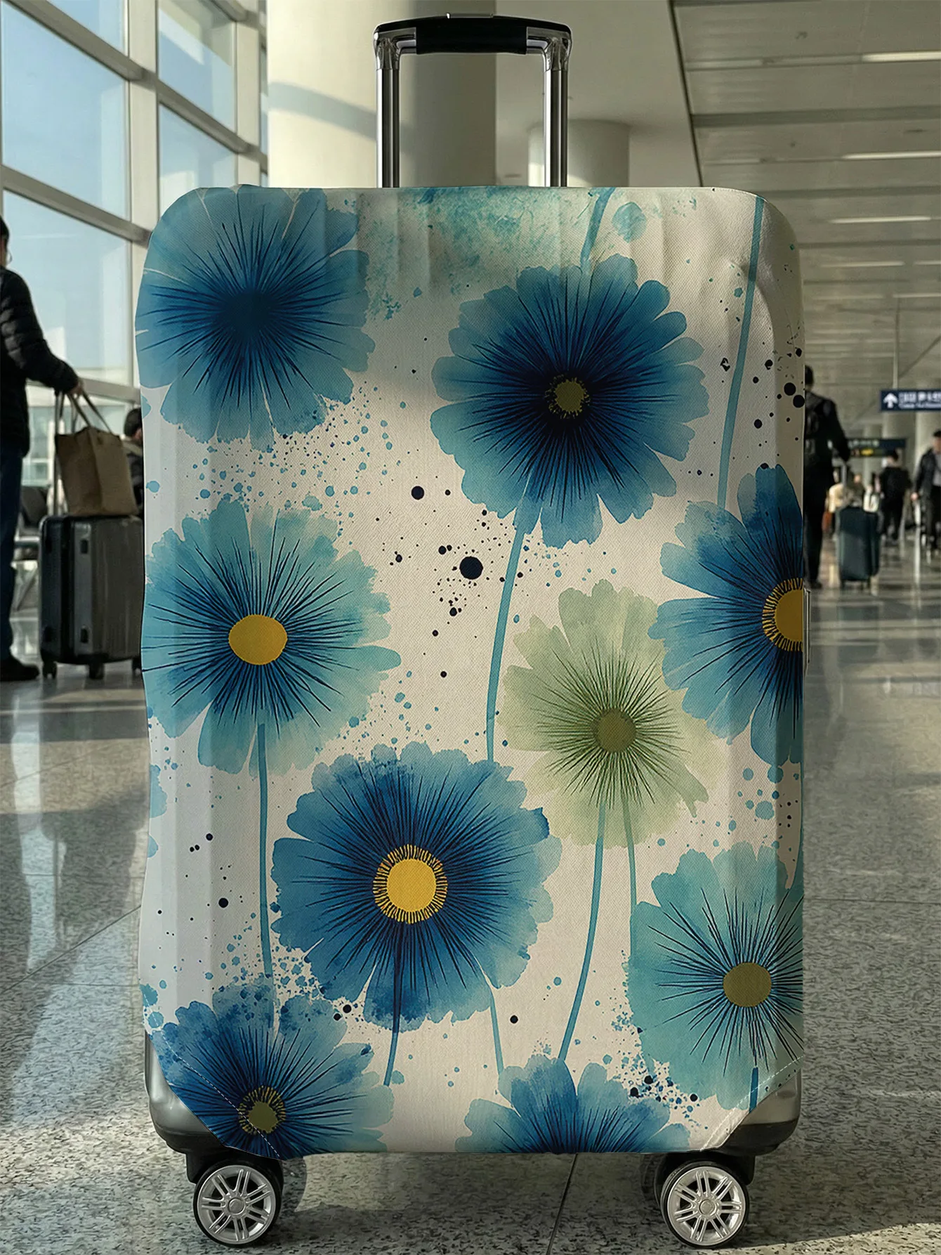 Blue Floral Print Luggage Cover, Suitable for 18-32 Inch Luggage Cover, Luggage Handle Glove, Travel Accessories
Blue Floral Print Luggage Cover, Suitable for 18-32 Inch Luggage Cover, Luggage Handle Glove, Travel Accessories