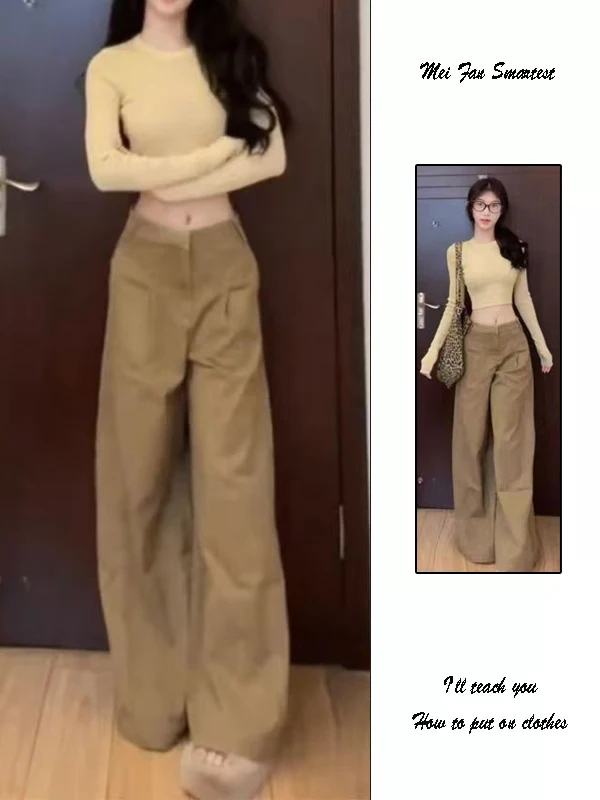 Retro Waed Yellow Denim Pants High Waist Wide Leg Women's Spring Autumn Loose Design Sense Le Decosition Painted Split
Retro Waed Yellow Denim Pants High Waist Wide Leg Women's Spring Autumn Loose Design Sense Le Decosition Painted Split