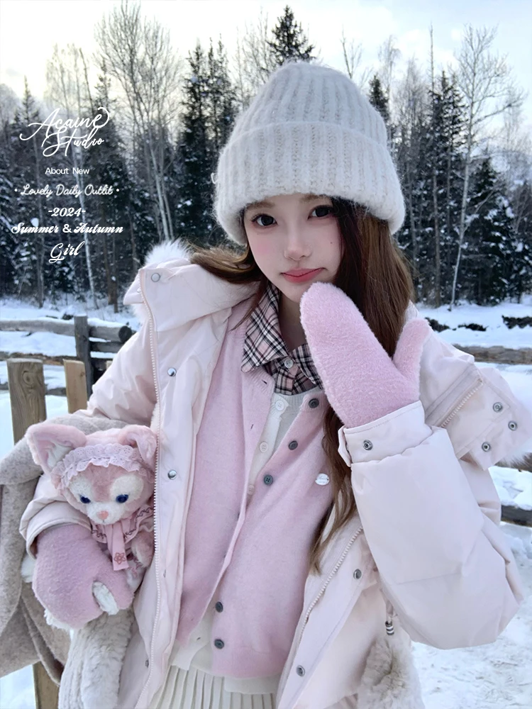 Acaine nce College Miu Series Plaid Knitted Cardigan Women's Winter Inner Wear Layered Top Sweet Sle Long Sve
Acaine nce College Miu Series Plaid Knitted Cardigan Women's Winter Inner Wear Layered Top Sweet Sle Long Sve