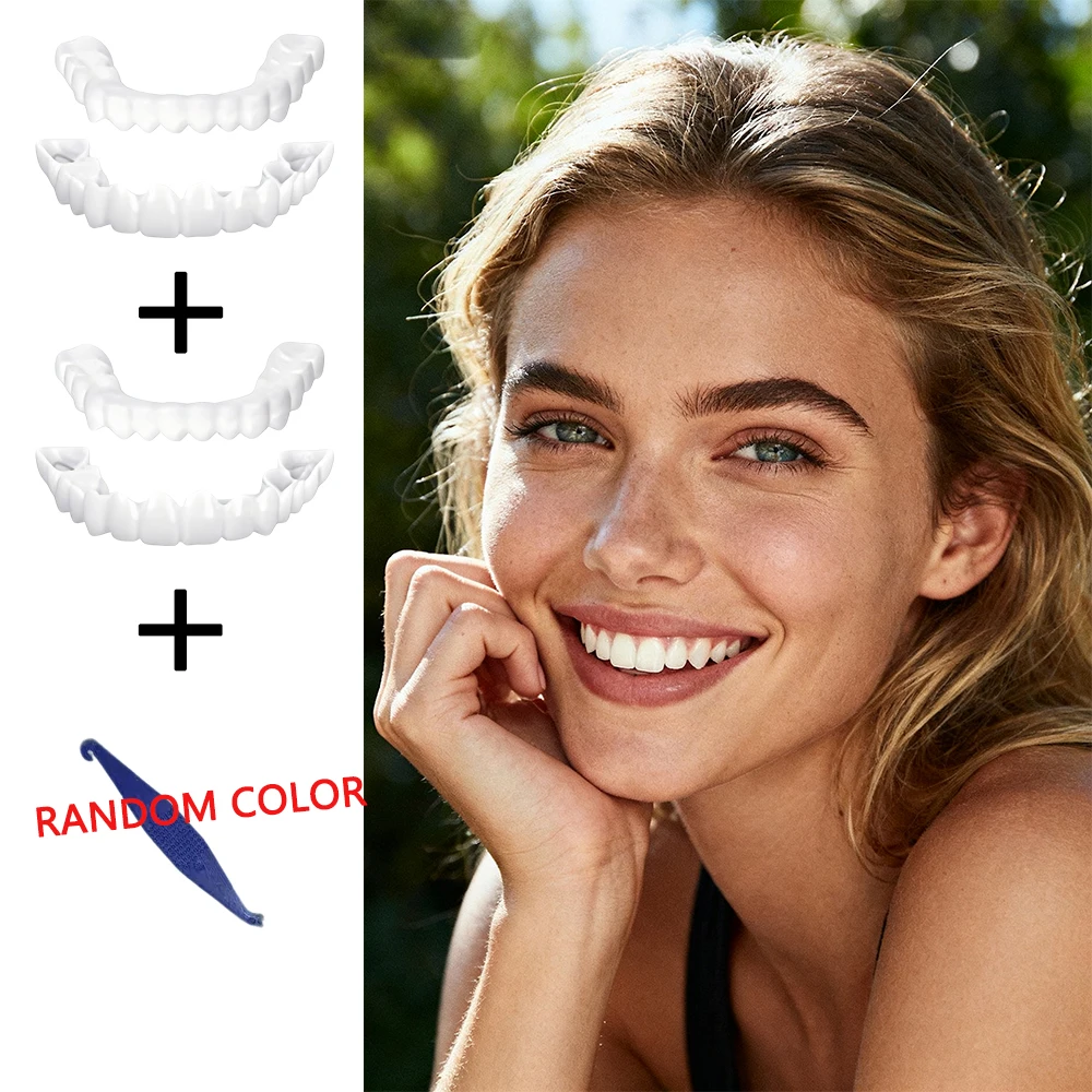 New Girl Fashion Teeth Veneers, Reusable Whitening Cover, Match beauty trend for young ladies daily use H2931
New Girl Fashion Teeth Veneers, Reusable Whitening Cover, Match beauty trend for young ladies daily use H2931