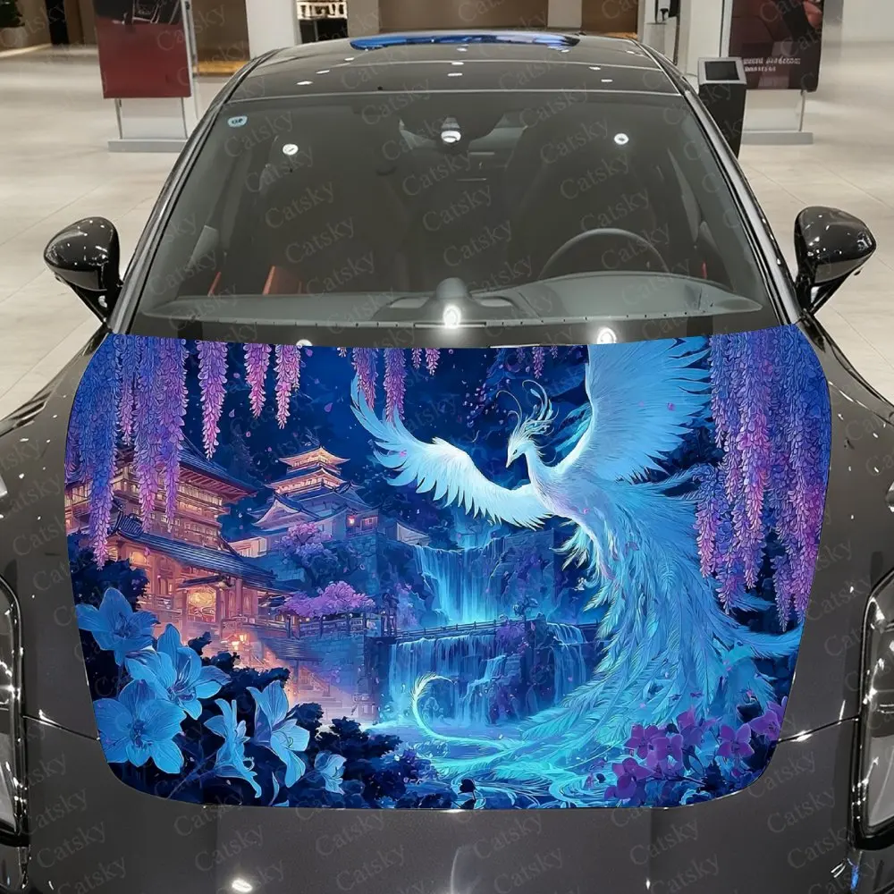 Виниловая пленка для автомобиля Azure Phoenix Perching in Wisteria Secret Realm, водонепроницаемая наклейка на капот автомобиля из материала ПВХ, самоклеящаяся царапина-
Виниловая пленка для автомобиля Azure Phoenix Perching in Wisteria Secret Realm, водонепроницаемая наклейка на капот автомобиля из материала ПВХ, самоклеящаяся царапина-
