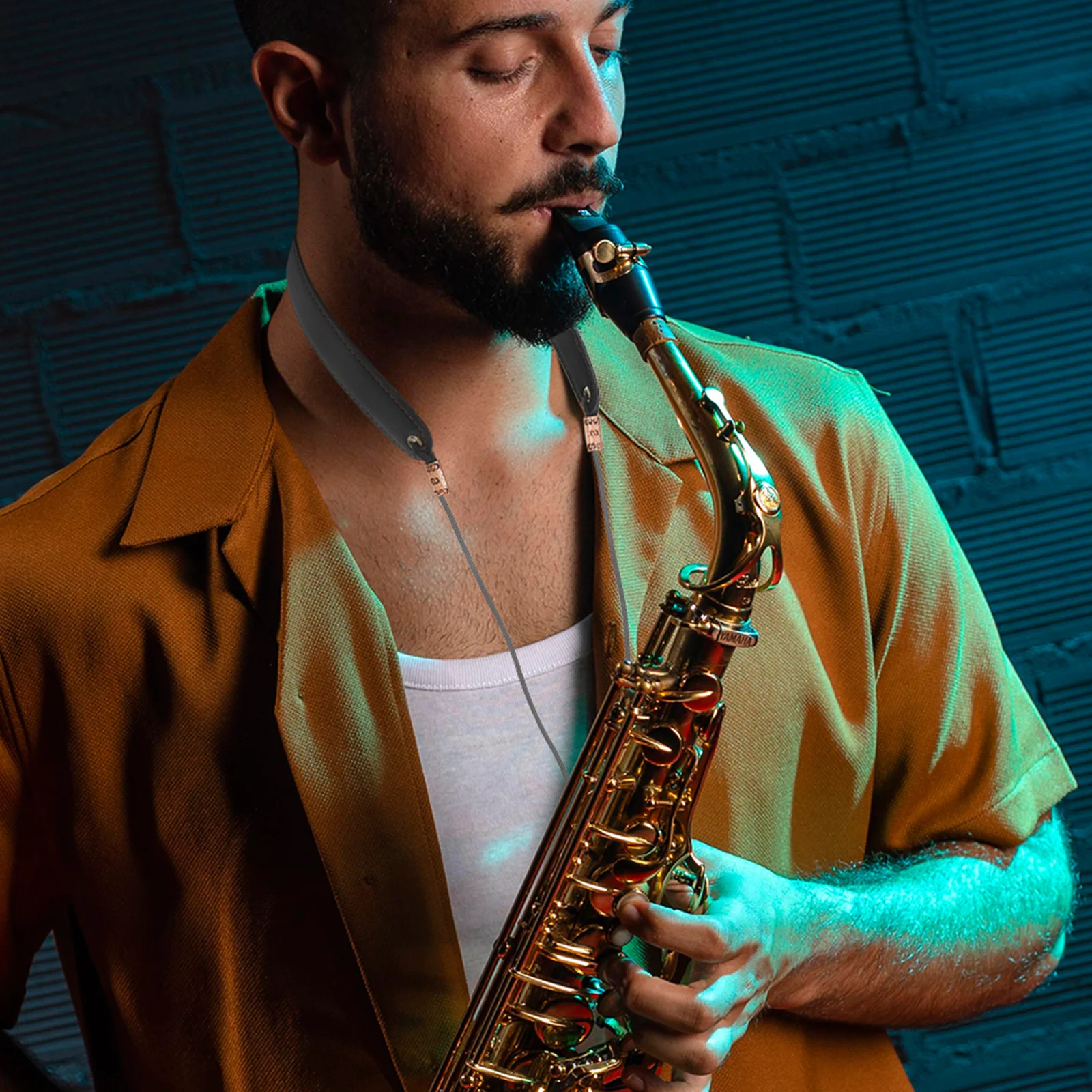 Saxophone Strap Adjustable Neckband for Clarinet Musical Instruments Padded Cloth Compatible Alto Sax
Saxophone Strap Adjustable Neckband for Clarinet Musical Instruments Padded Cloth Compatible Alto Sax