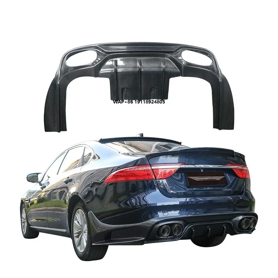 2015-2020 for XFL Carbon Fiber Rear Diffuser with Exhaust Cut-Outs New Condition Rear Bumper Lip Body Kits
2015-2020 for XFL Carbon Fiber Rear Diffuser with Exhaust Cut-Outs New Condition Rear Bumper Lip Body Kits