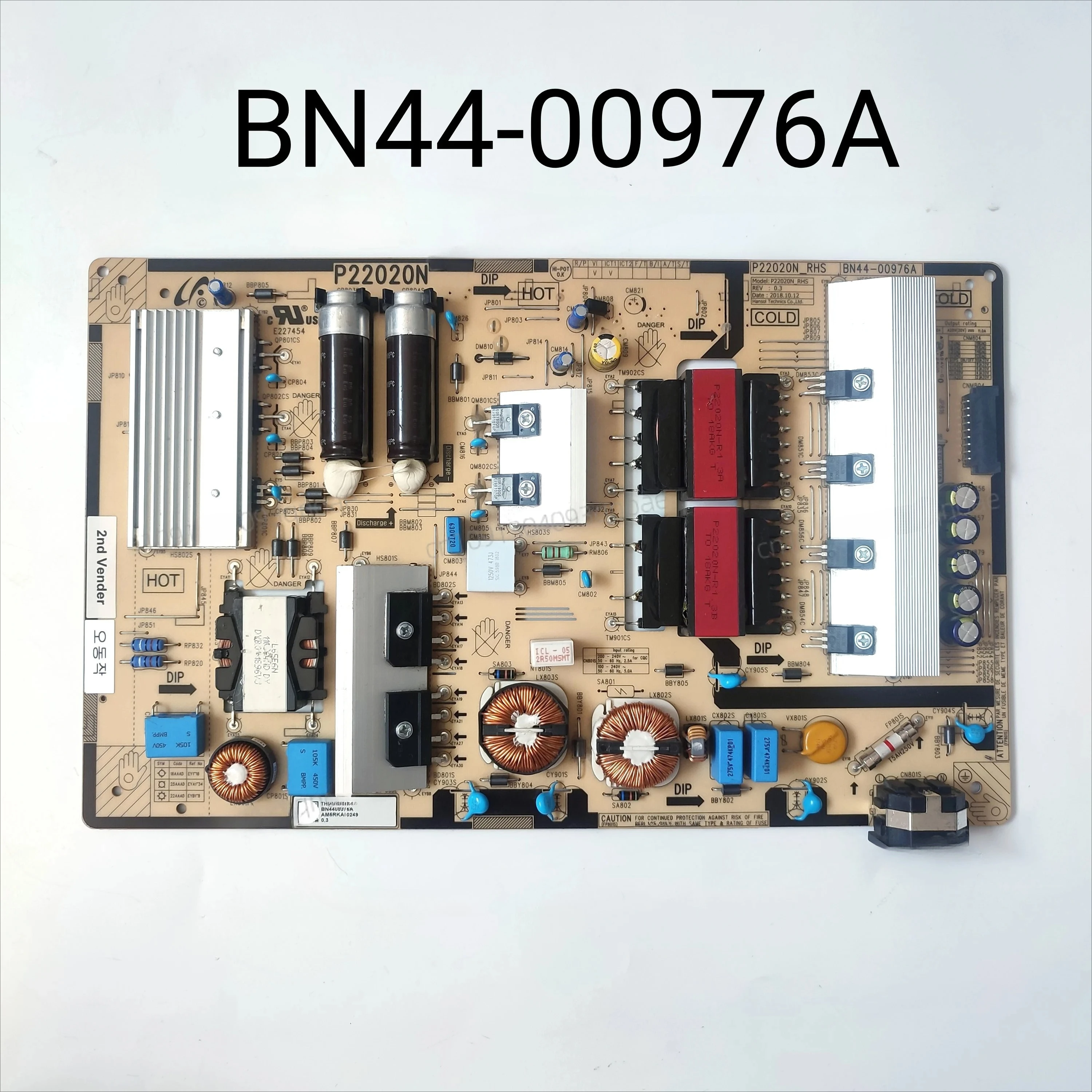 Оригинальный BN44-00976A BN4400976A P22020N_RHS для блока питания монитора/светодиодной платы LC49G97TSSNXDC LC49G95TSSNXZA LC49RG90SSU
Оригинальный BN44-00976A BN4400976A P22020N_RHS для блока питания монитора/светодиодной платы LC49G97TSSNXDC LC49G95TSSNXZA LC49RG90SSU